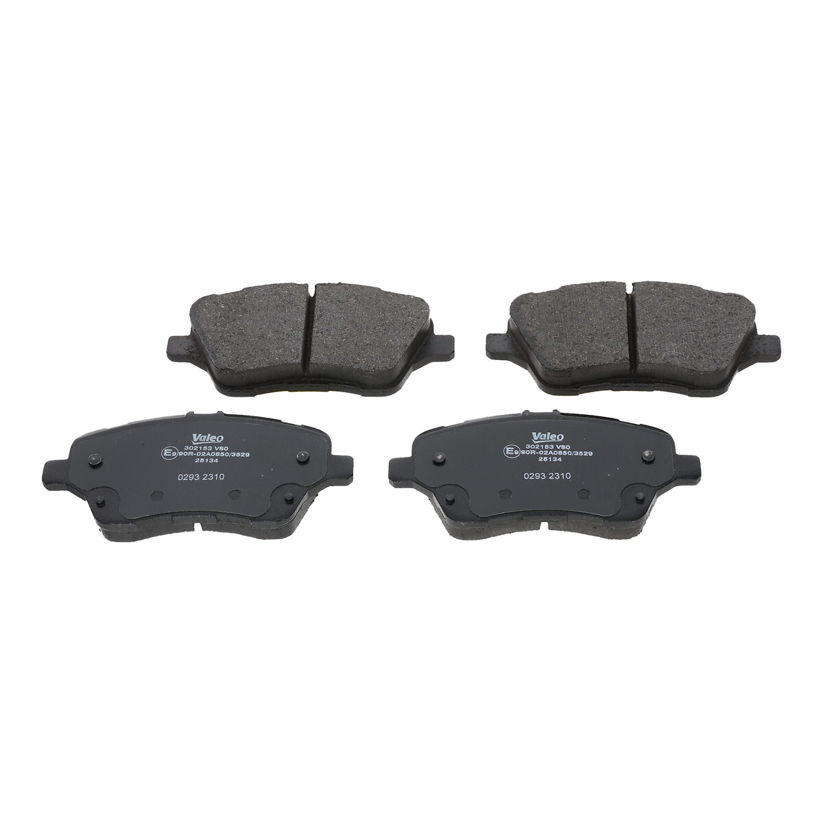 Комплект тормозных колодок, дисковый тормоз - 302153 VALEO